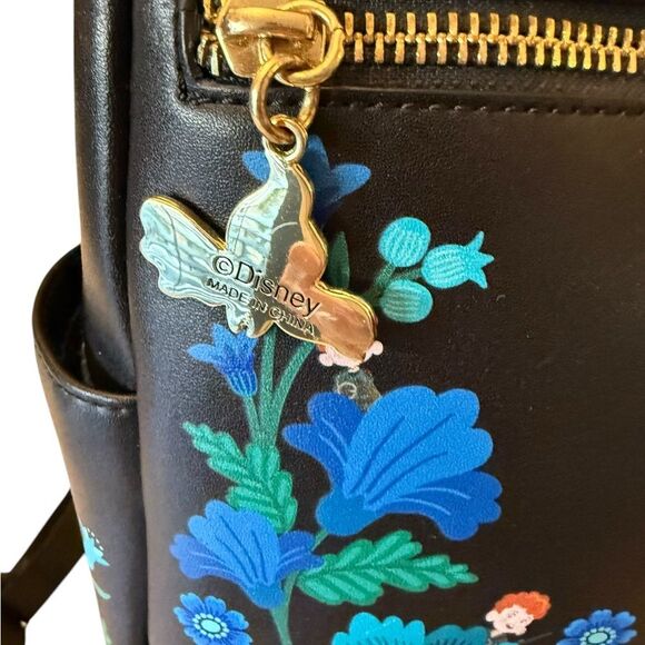 Lounge Fly Disney Pixar Brave Melinda and Bold Family Botanical Mini Backpack LN - Picture 3 of 9